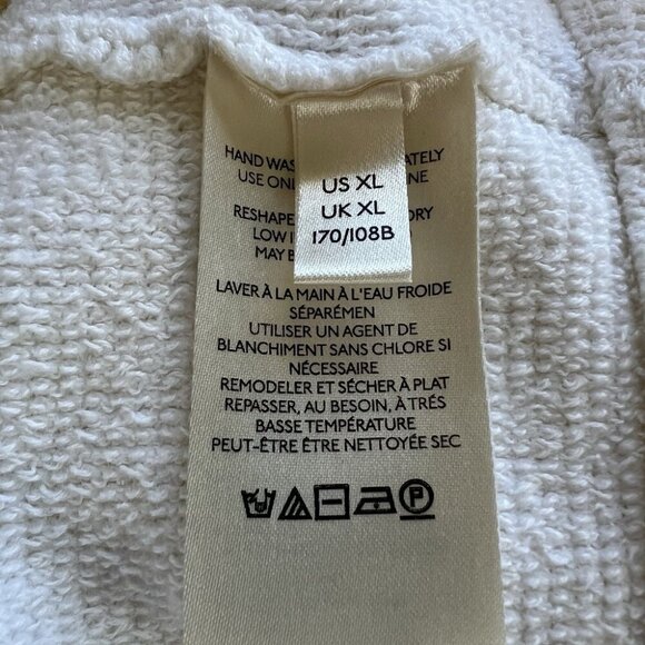 Free People Ottoman Slouchy Tunic Sweater Powder White XL Extra Large Oversized - Picture 6 of 8